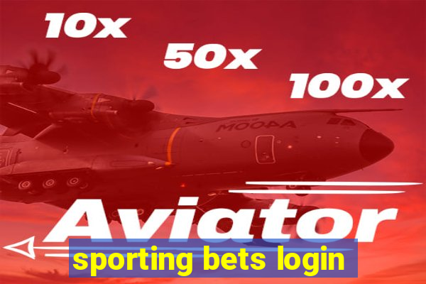 sporting bets login